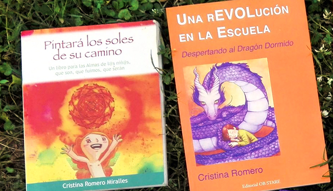 Pintará los soles de su camino y Una Revolución en la escuela. Cristina Romero Miralles